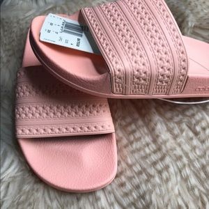 womens slides adidas adilette SZ 4